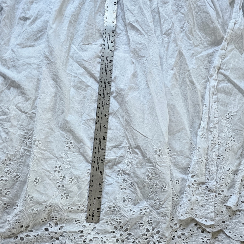 Spell White Maxi Skirt with Lace Details - Picture 6 of 10